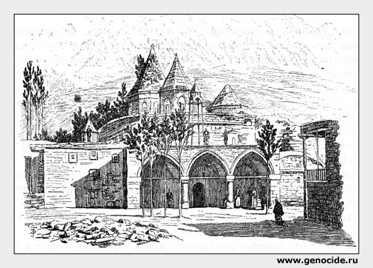 Варакскiй монастырь близъ Вана (IX вѣка), раззоренный въ 1895г.